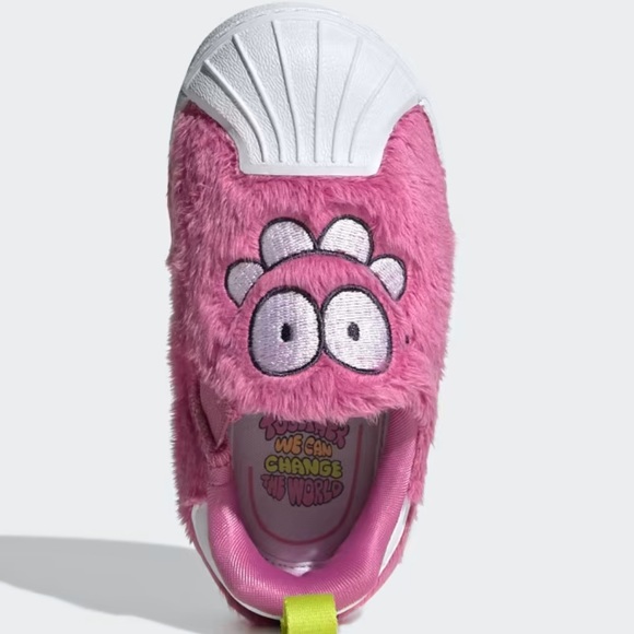 Adidas X Kevin Lyons Fuzzy Pink Monster Superstar 360 C Little Kids Shoes - Picture 9 of 13